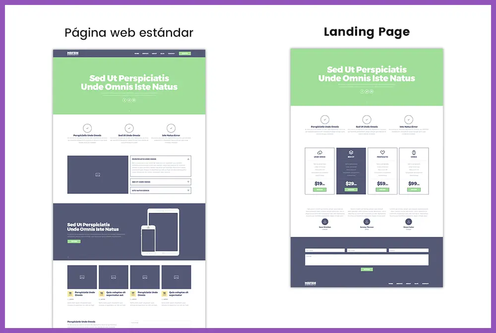 Qué es una Landing Page - Diccionario de Marketing Digital